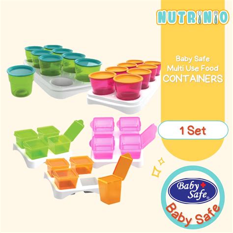 Jual Baby Safe Food Container Multi Use Containers Wadah MPASI Bayi