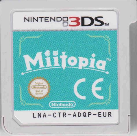 Miitopia Cover Or Packaging Material Mobygames