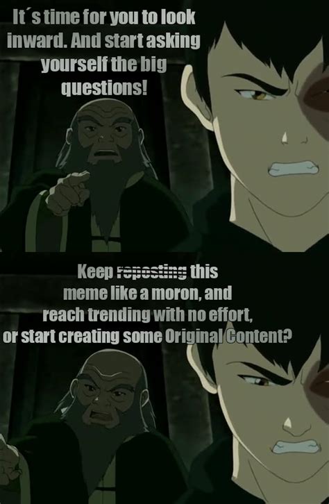 Avatar: The Last Airbender - Iroh's Speech to Zuko [HD Template] - Meme ...