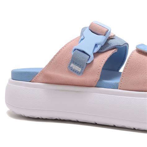 Puma Suede Mayu Sandal Wns Day Dream Rose Dust Puma White Sp I Atmos