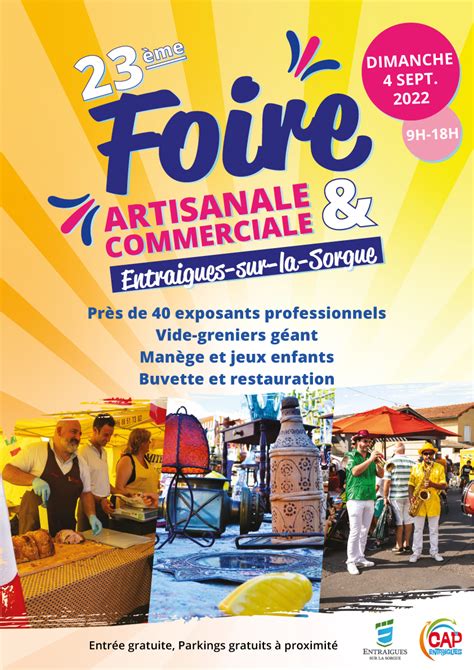 FOIRE ARTISANALE ET COMMERCIALE Entraigues