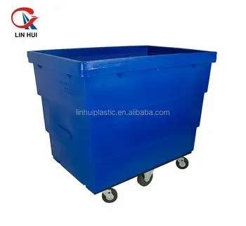 Plastic Laundry Cart On Wheels For Laundry Storage Solutions - Buy ...