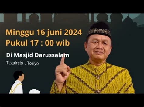 Ustadz Muh Amirudin Buka Puasa Arafah Bersama Di Masjid Darussalam