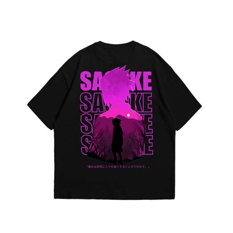 Sasuke Anime Oversized Tshirt Kaihama