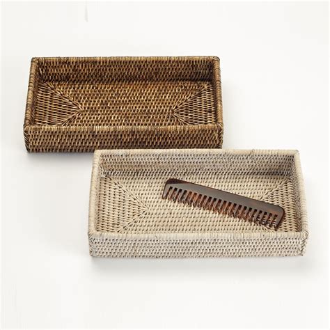 Decor Walther Basket Tab Rattan Tablett Ambientedirect