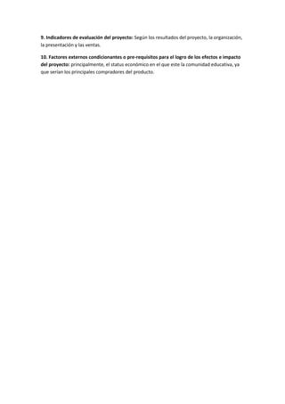 Proyecto Microemprendimiento To Corregido Pdf