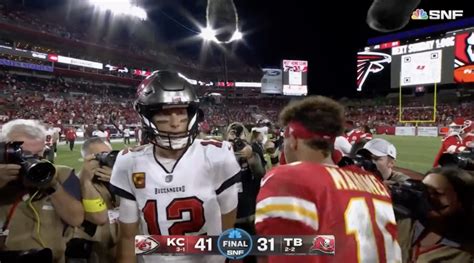 Tom Brady Had 6-Word Message For Patrick Mahomes After Game - The Spun