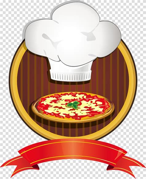 Restaurant Logo Pizza Italian Cuisine Fast Food Chef Cook Pizza And