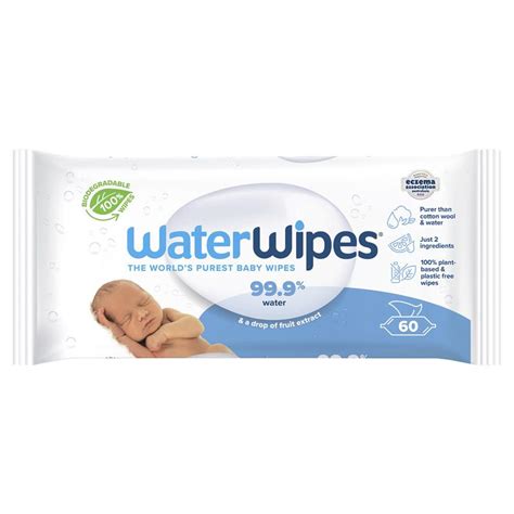 Buy Waterwipes Biodegradable Baby Wipes 60 Pack Online At Epharmacy®