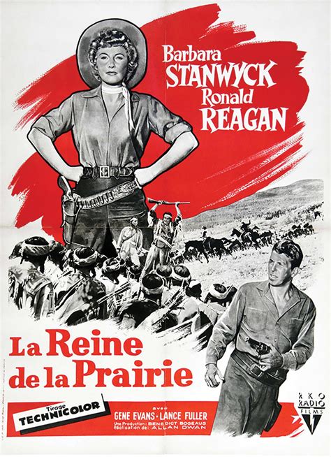 Sold Price Ronald Reagan La Reine De La Prairie Barbara Stanwyck Et