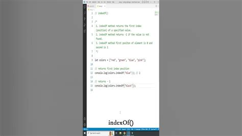 How To Use Indexof Method In Javascript Shorts Youtube