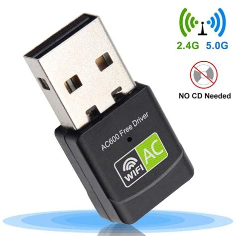 USB WiFi Adapter USB Ethernet WiFi Dongle 600Mbps 5Ghz Lan