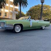 1970 Cadillac DeVille Convertible Green FWD Automatic For Sale