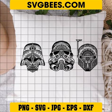 Mandala Star Wars SVG Star Wars - SVGbees