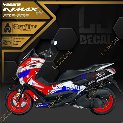 jual decal nmax    gp pramac shopee indonesia