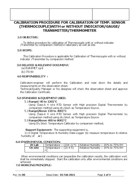 Calibration of Thermocouple | PDF | Thermocouple | Calibration