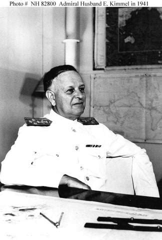 Husband E. Kimmel, U.S. Admiral - Pearl Harbor, 1941