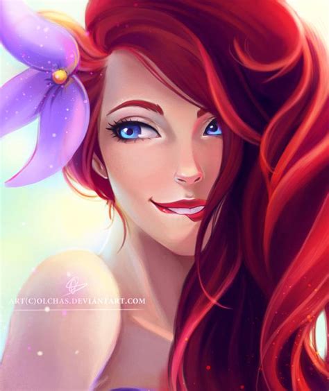 Ariel By Olchas On Deviantart Mermaid Disney Disney Fan Art The Little Mermaid