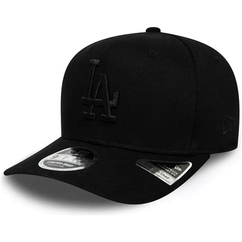 Bon Curvo Preto Snapback Logo Preto Fifty Stretch Snap Tonal Da