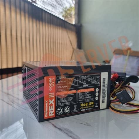 Jual Psu Powerex REX III V2 3 600w 2x8 Pin Vga Shopee Indonesia