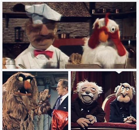 Muppet Show Swedish Chef Sweetums Statler And Waldorf Rnostalgia