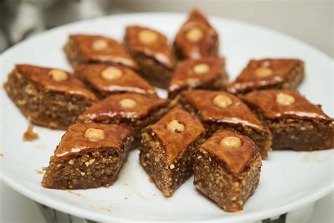 Traditional Azerbaijan Dessert Baklava Stock Photo - Download Image Now ...