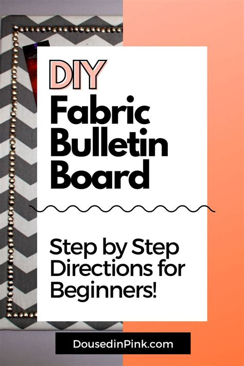 Diy Fabric Bulletin Board Artofit