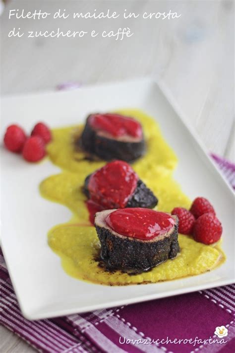 Filetto di maiale in crosta di zucchero e caffè Uovazuccheroefarina