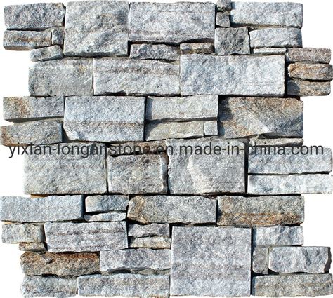 Golden Quartz Stacked Ledge Culture Stone For Wall Stone Panel China