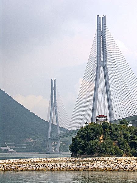 Tatara Ohashi World´s Longest Cable Stayed Bridge Japan Flickr