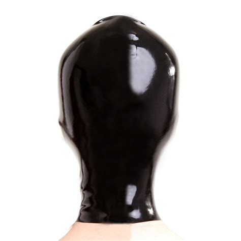 Mua Exlatex Latex Hood Mask Rubber Catsuit Pinholes For Mouth Eyes And Nose With Zipper Latex