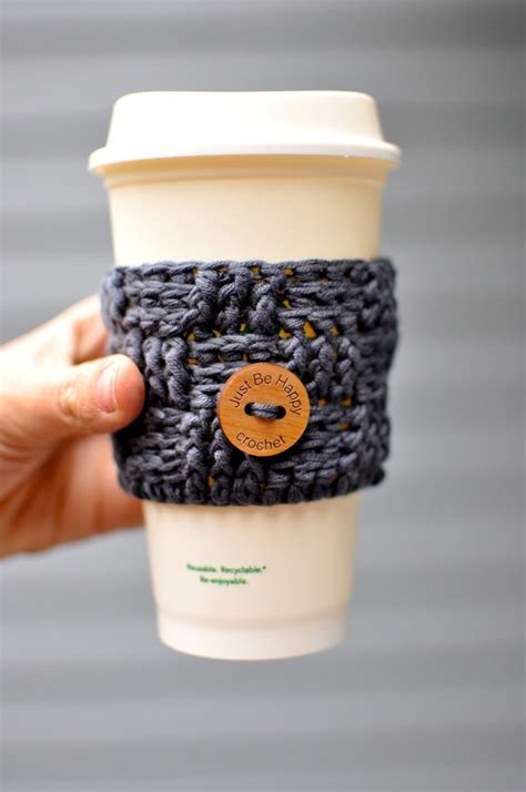 These Free Crochet Coffee Cozy Patterns Will Make Your Morning Complete