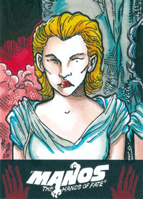 The Master S Wife 1 Manos The Hands Of Fate Sketch Card By Elvin A