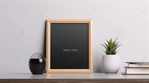 Latar Belakangilustrasi 3d Template Mockup Kosong Dari Bingkai Foto