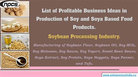 Production Of Soy And Soya Based Food Products Soybean Processing