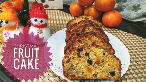 Simple And Super Moist Rich Fruit Cake Christmas Special Recipenon Alcoholic Plum Cake Youtube