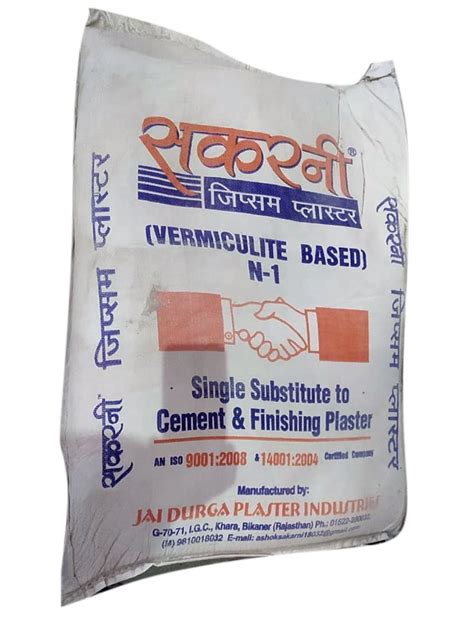 Sakarni Gypsum Plaster Packaging Type Bag Packaging Size Kg At