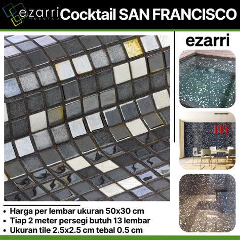 Jual Keramik Mozaik Kolam Renang Mosaic Mosaik Kaca Ezarri Tipe