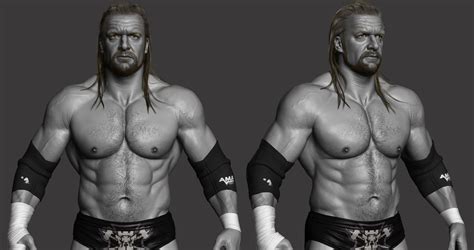 Triple H Done For Wwe Hossein Diba Triple H Wwe Zbrush Tutorial