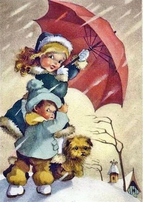 Vintage children, Illustration, Children illustration