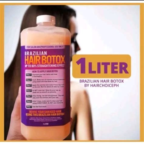 1 Liter With Free 100ml Original Brazilian Hair Botox Hair Treatment