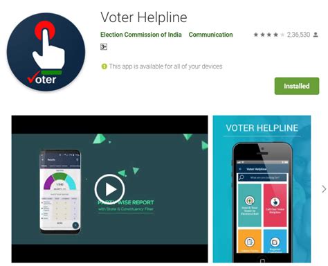 Voter Helpline Android App Apk Download Voter Id Card And Online Services