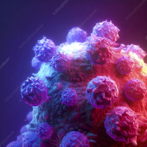 Cancer Cells Illustration Stock Image C Science Photo