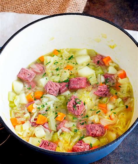 Easy Corned Beef And Cabbage Soup Sprinkles And Sprouts