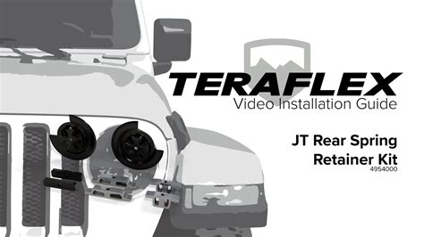 JT Coil Spring Retainer Kit Install TeraFlex YouTube