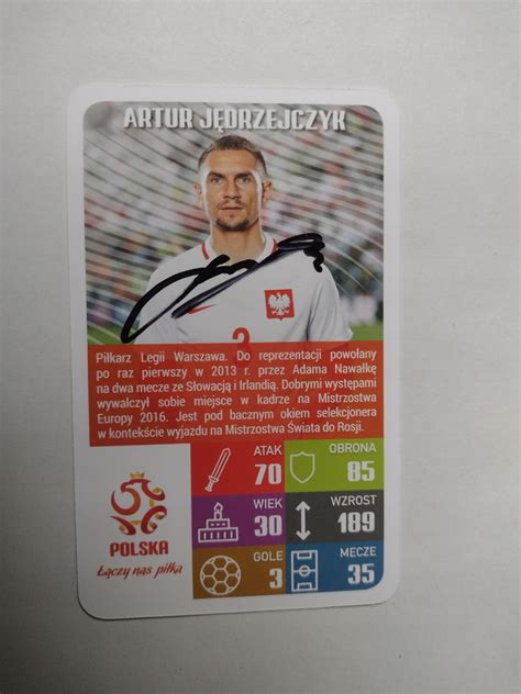 Karty Top Trumps Autograf Polska Artur J Drzejczyk Pzpn