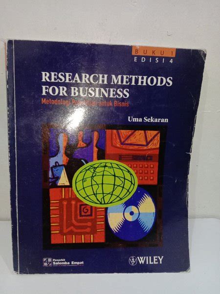 Jual Buku Original Research Methods For Business Metodologi Penelitian Untuk Bisnis Buku 1 Edisi