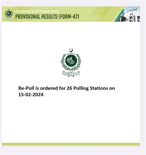 Ecp Orders Re Polling In Na Khushab On February Pakistan