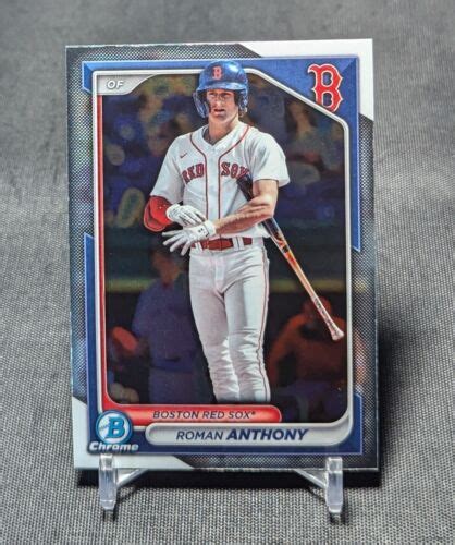 Roman Anthony Prospect Rookie Bowman Chrome Card Bcp Boston