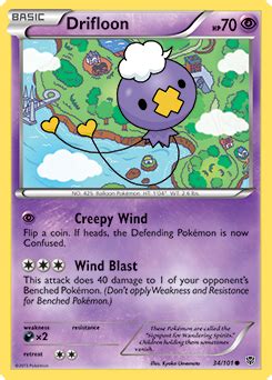 Drifloon Black Whiteplasma Blast Tcg Card Database Pokemon